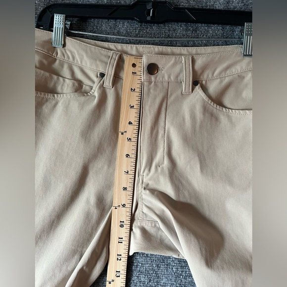 Lululemon ABC Warpstreme Men’s Chino Pants khaki tan Performance Tech Stretch 30 - Picture 4 of 16